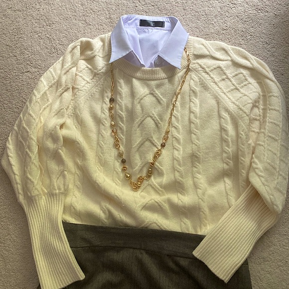 Brand new cropped knit sweater - Picture 2 of 7